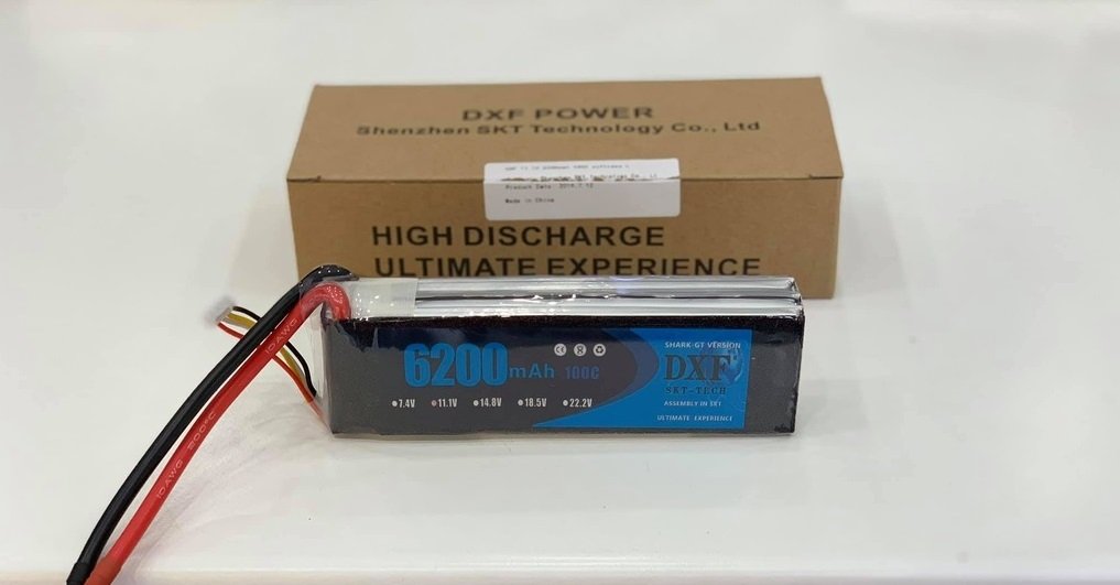 DXF Power 3s (11.1v) 6200 mAh 50C Softcase Lipo Batarya