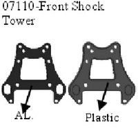 Front Shock Tower(Al.:1P,Plastic:1P)